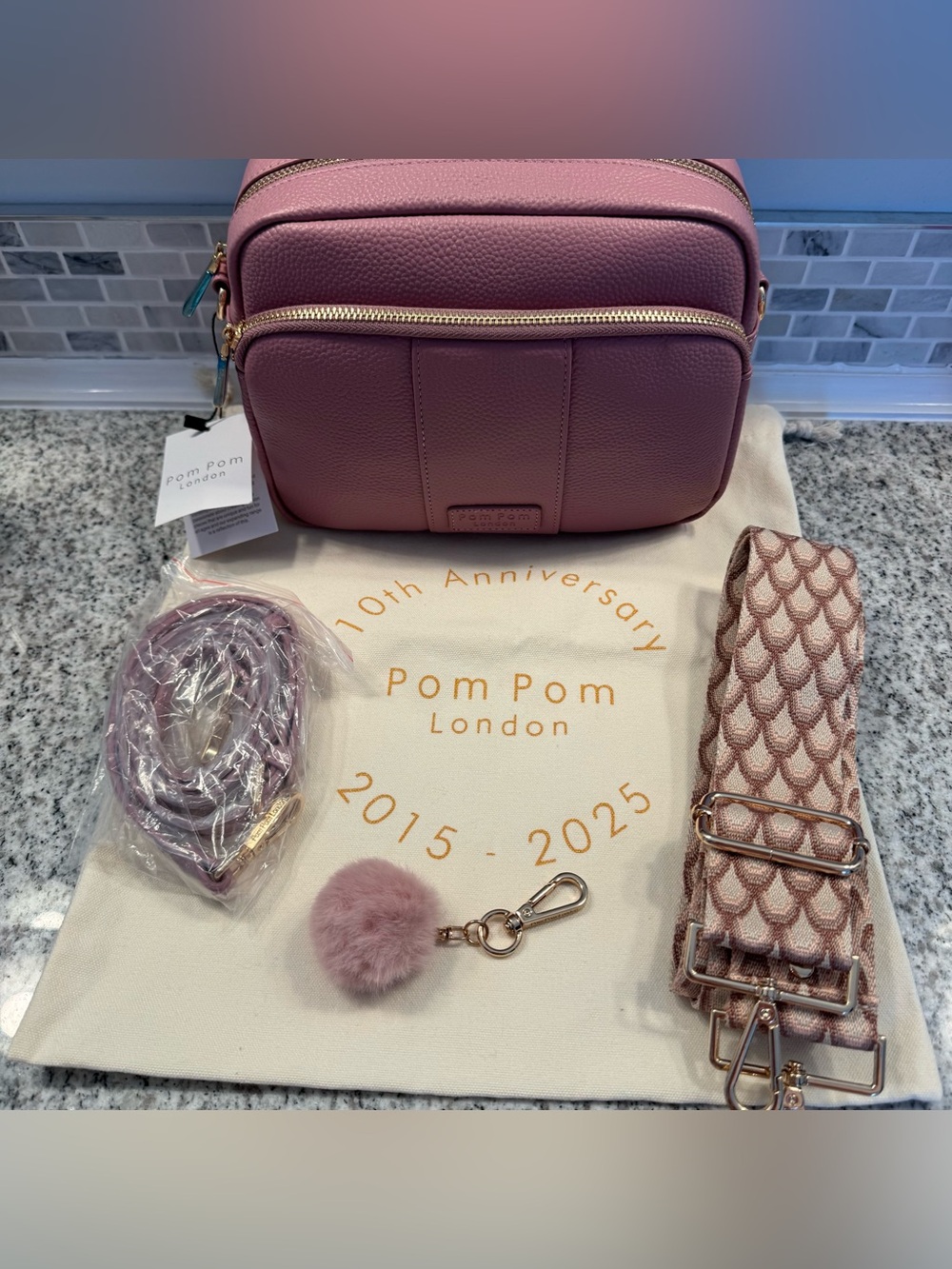 Pom Pom London BCA2025 Pink Original Plus Crossbody
